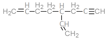 Question image for What will you name this compound in IUPAC system ?